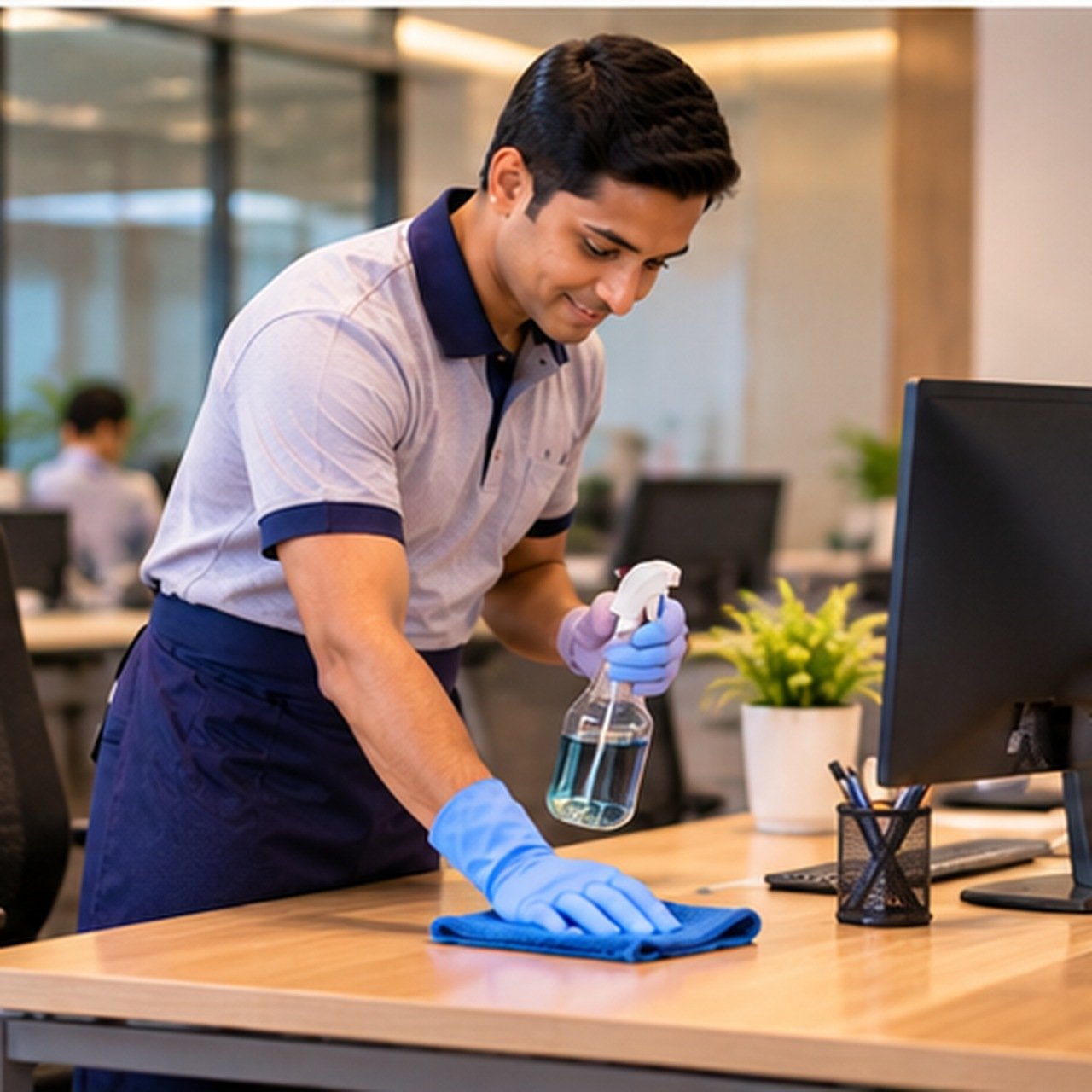 04 workstation cleaning